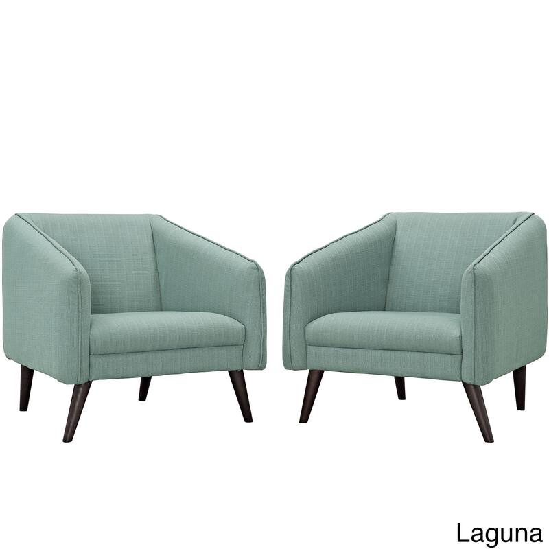 Slide Set of 2 Mid-Century Modern Armchairs
