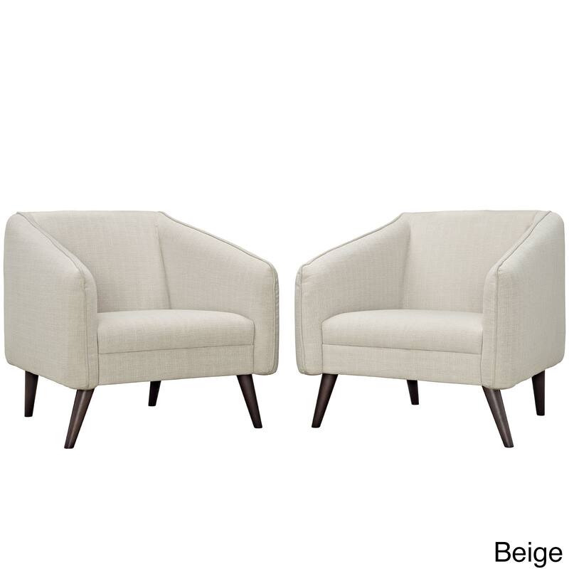 Slide Set of 2 Mid-Century Modern Armchairs