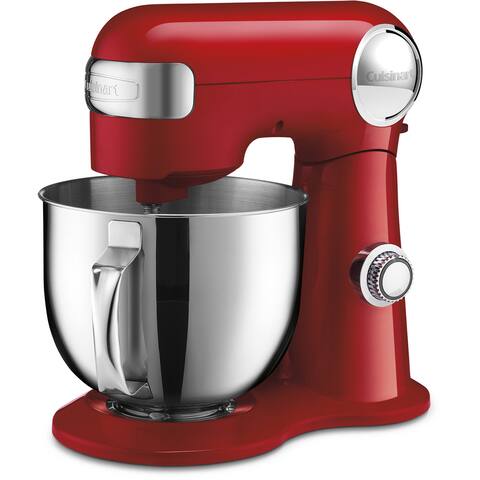 Cuisinart Precision Master 5.5-Quart Stand Mixer, Red