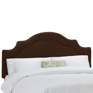 Skyline Furniture Twill Chocolate Shirred Notch Headboard - Bed Bath ...