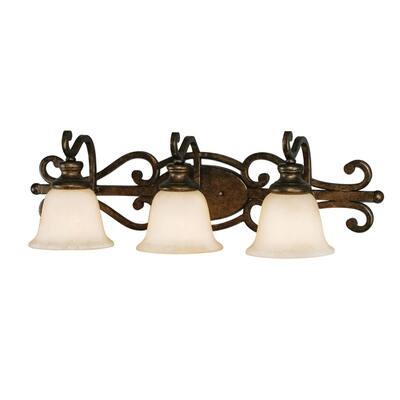 Golden Lighting's Heartwood 3-light Bath Vanity