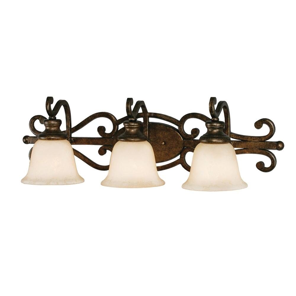 Golden Lighting's Heartwood 3-light Bath Vanity