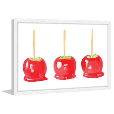Marmont Hill - 'Candy Apples' by Molly Rosner Framed Painting Print - Multi-Color