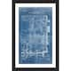 Marmont Hill - 'Paper Clip 1899 Blueprint' by Steve King Framed ...