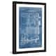 Marmont Hill - 'Paper Clip 1899 Blueprint' by Steve King Framed ...