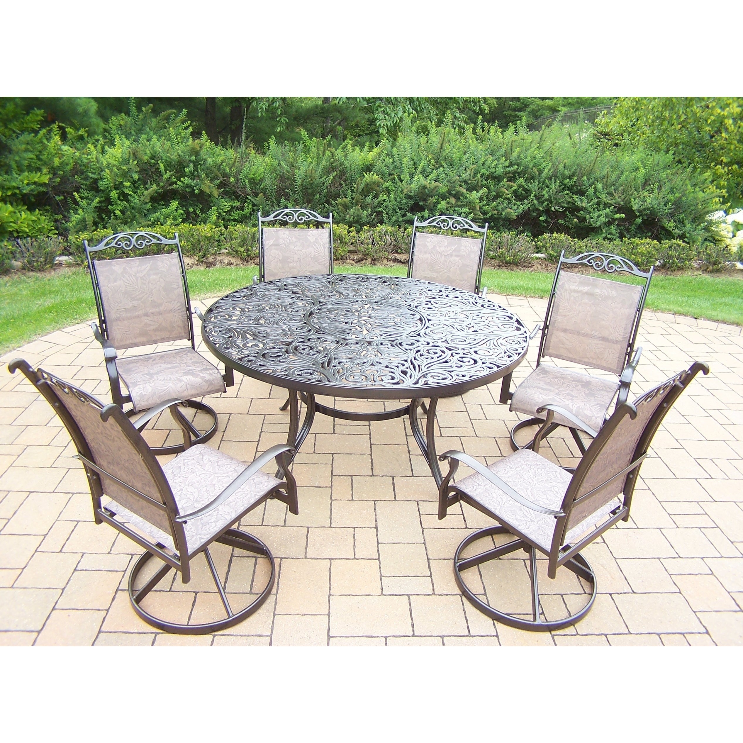 patio furniture 6 chairs and table