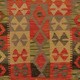 preview thumbnail 2 of 1, Handmade One-of-a-Kind Wool Kilim (Afghanistan) - 2'4 x 2'11