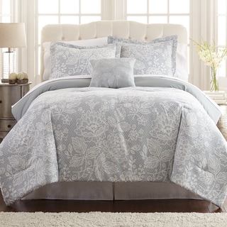 Modern Threads Olivia 8-piece Printed Reversible Bed in Bag Set - On ...