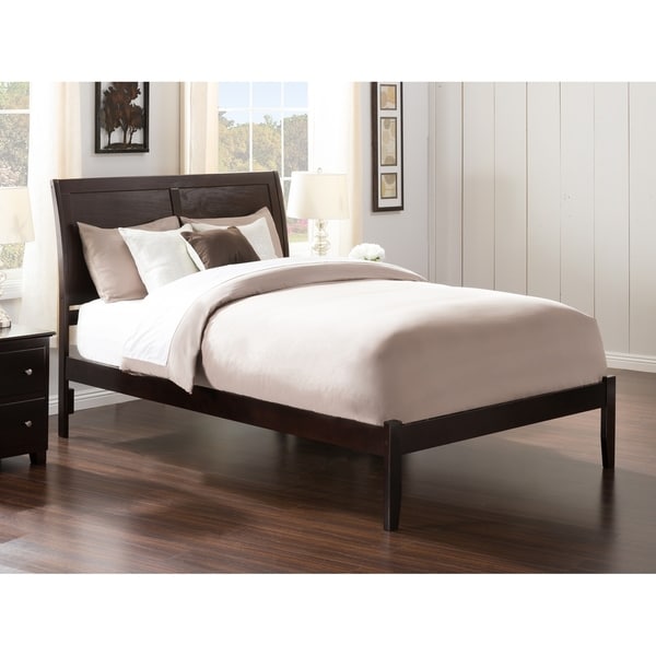 Atlantic Portland Espresso Wood Open-foot Queen Bed