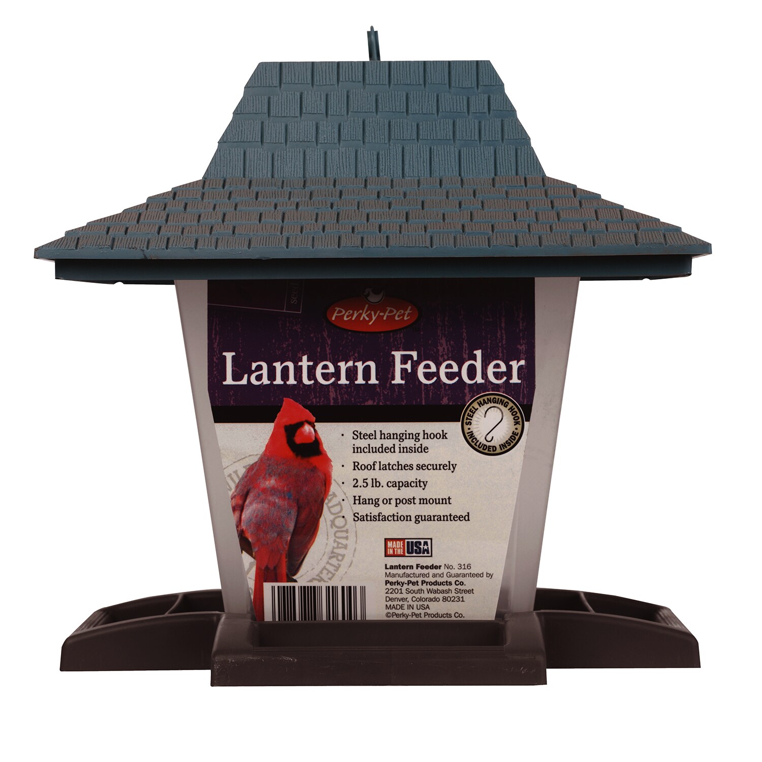 Shop Perky Pet 2 5 Lb Capacity Lantern Bird Feeder Assorted Colors