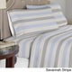 preview thumbnail 15 of 19, Pointehaven Printed or Solid Cotton Flannel Oversized Duvet Set