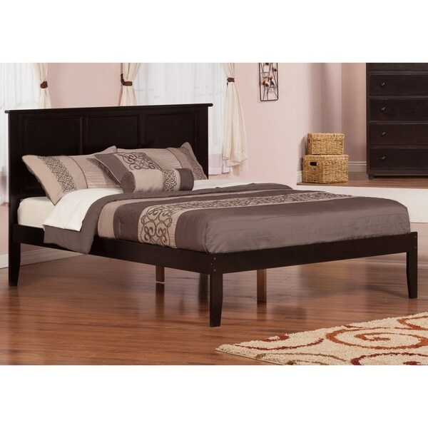 Madison Espresso Wood Open-foot Queen Platform Bed