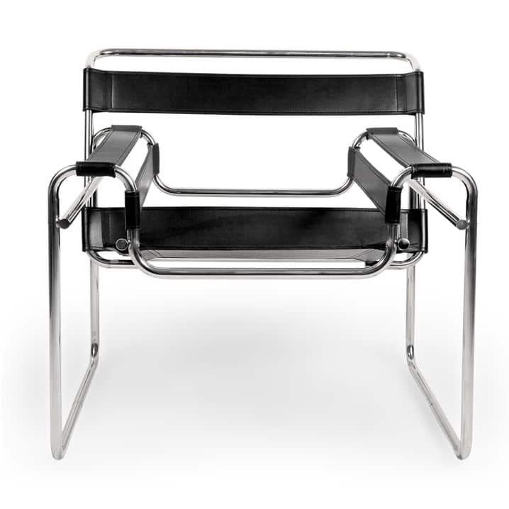 Kardiel Mid-Century Modern Saddle Leather Wassily Chair