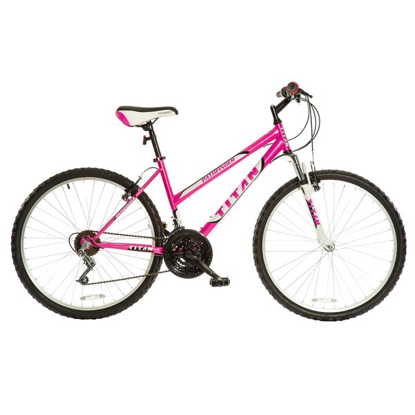 hot pink mountain bike