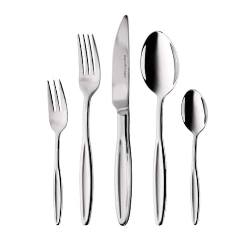 BergHOFF Ralph Kramer Folio Stainless Steel Service for 6 Flatware Set (Case of 30) - Silver
