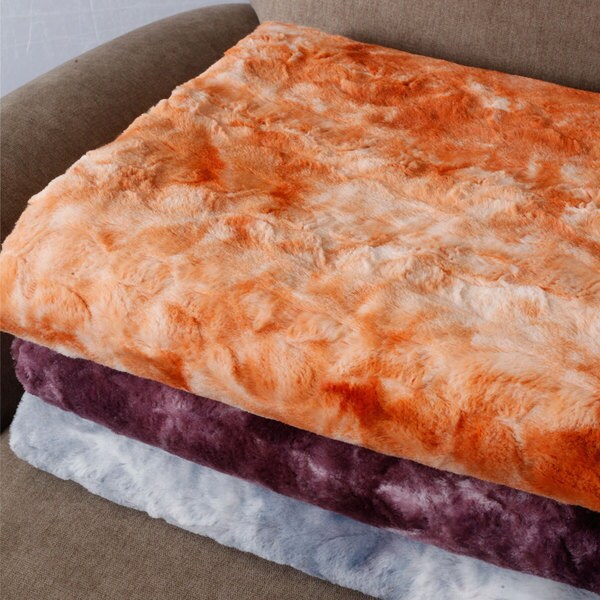 Boon Tie Dyed Double Sided Faux Fur Throw