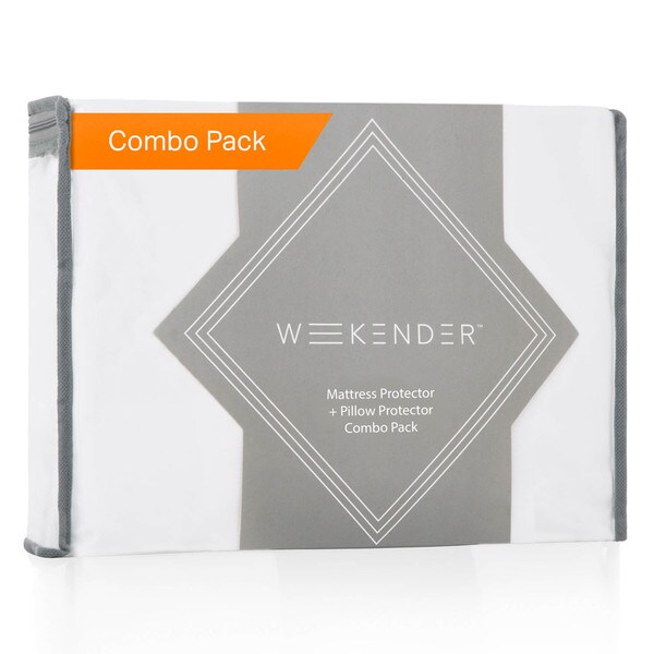 Waterproof Jersey Mattress Protector Plus Pillow Protectors Combo Pack by Weekender