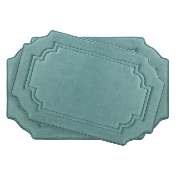 Calypso Memory Foam 2-piece Bath Mat Set with BounceComfort Technology
