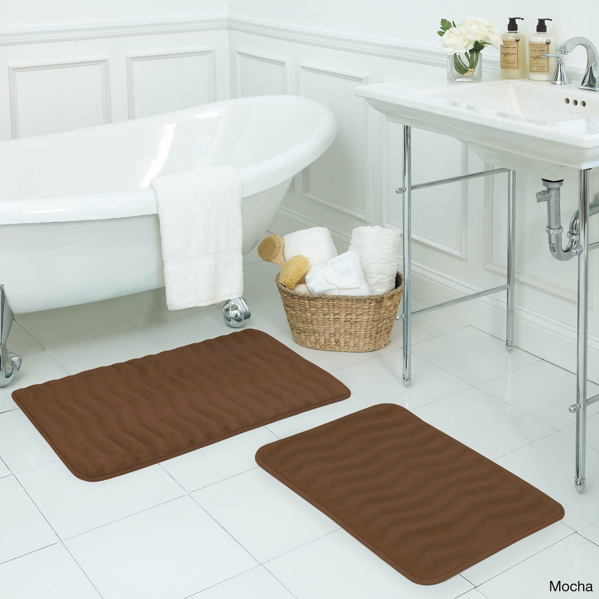 Memory Foam Bathroom Mat Set