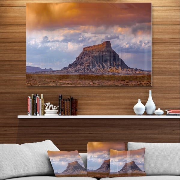 Factory Buttle Utah Panorama Landscape Glossy Metal Wall Art Overstock 12779561