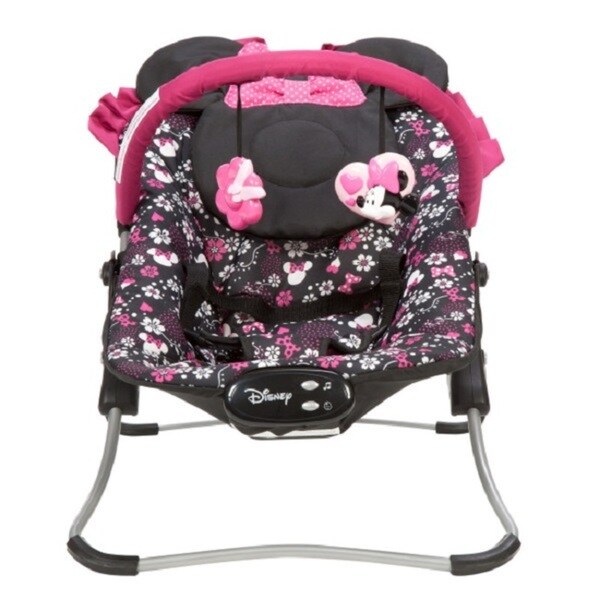 minnie mouse snug fit folding bouncer