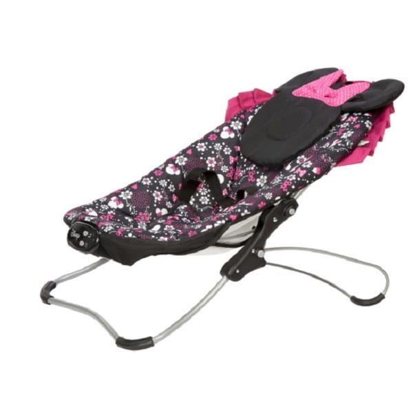 minnie mouse snug fit folding bouncer