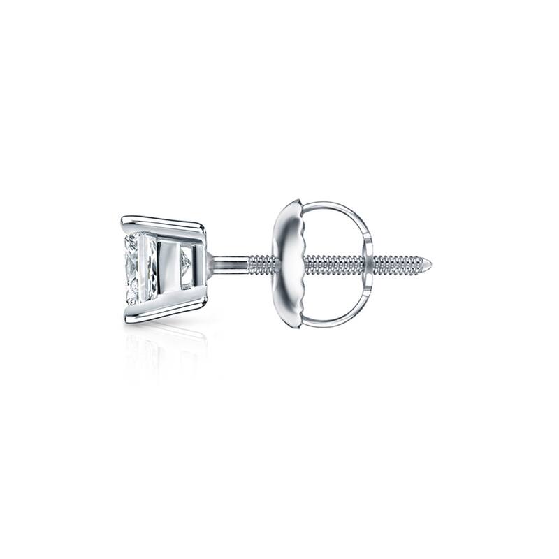 Auriya 1/4ctw Princess-cut Diamond Stud Earrings 14k Gold
