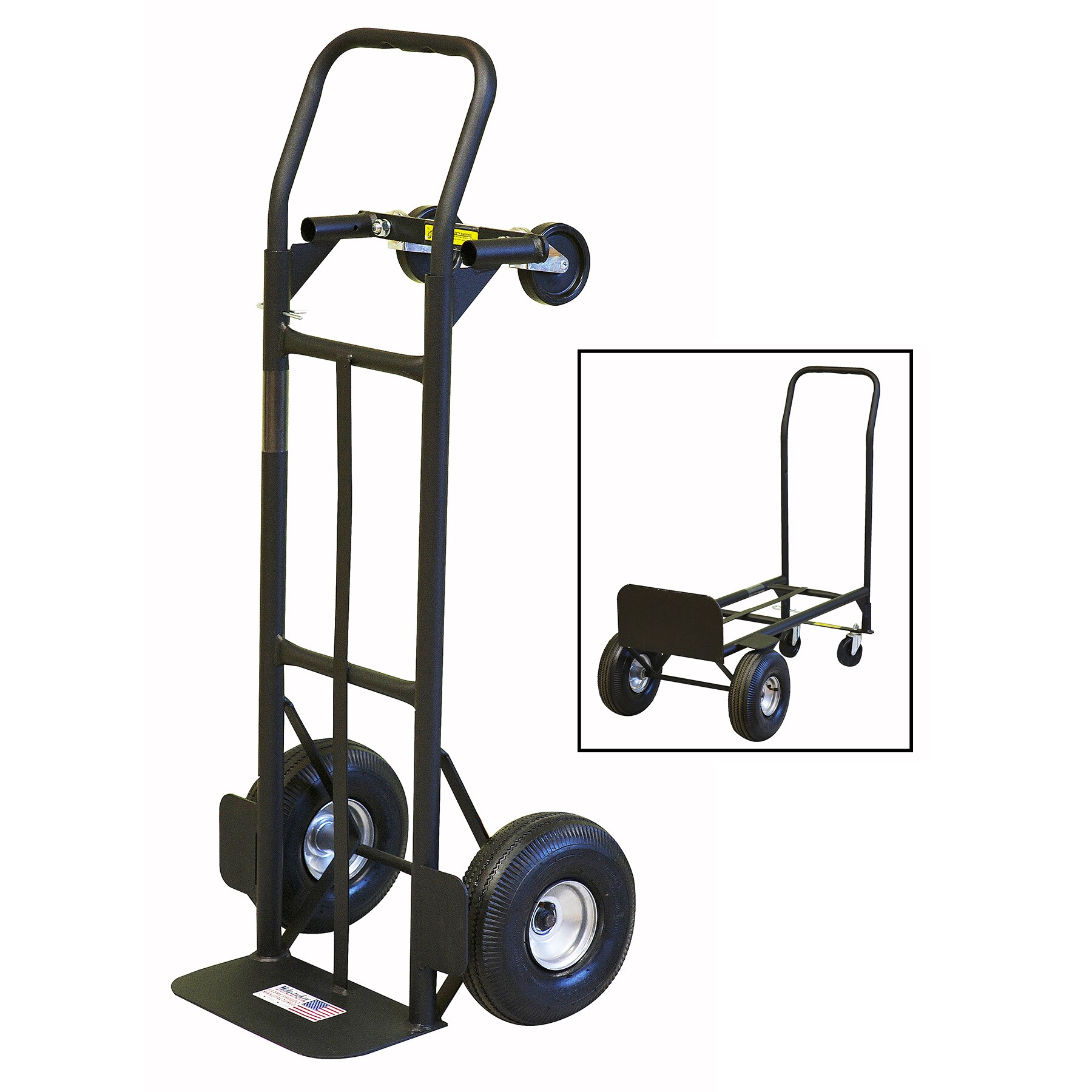 Gleason Industrial 30080 Convertible Hand Truck Overstock 12798320