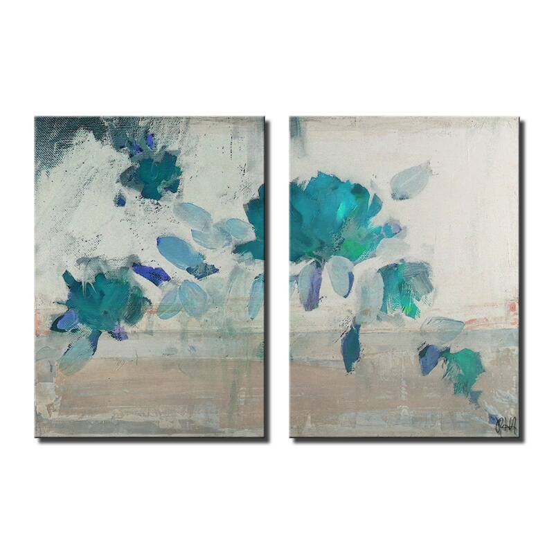 Ready2HangArt 'Painted Petals IVB' 2-PC Canvas Wall Art Set