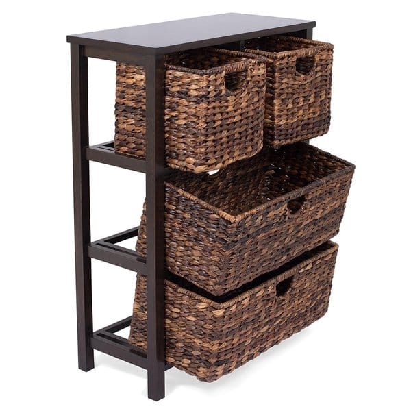 Shop Birrock Home Seagrass Basket Dresser Free Shipping Today