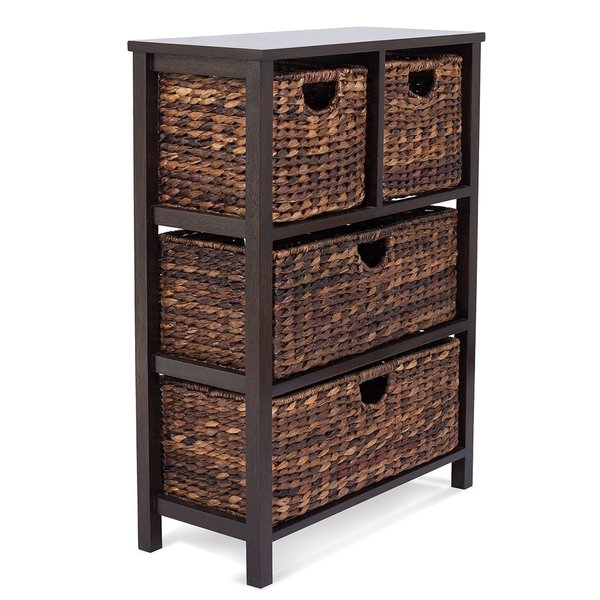 Shop Birrock Home Seagrass Basket Dresser Overstock 12798541