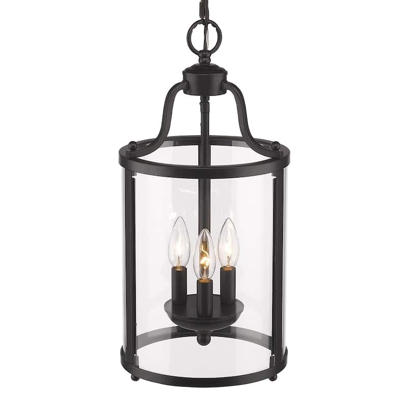 Golden Lighting's Payton # Black 3-light Pendant