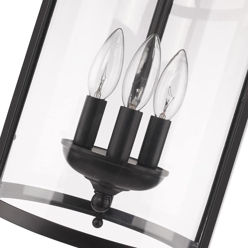 Golden Lighting's Payton # Black 3-light Pendant
