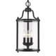 preview thumbnail 1 of 3, Golden Lighting's Payton # Black 3-light Pendant