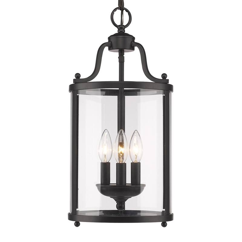 Golden Lighting's Payton # Black 3-light Pendant