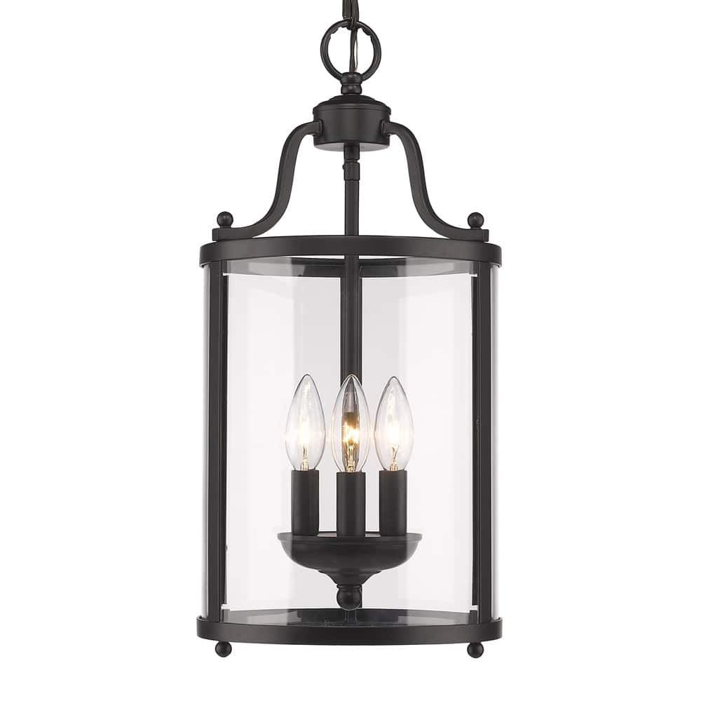 Golden Lighting's Payton # Black 3-light Pendant