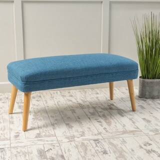 Desdemona Mid-Century Fabric Ottoman by Christopher Knight Home