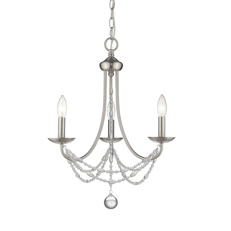 Gracewood Hollow Makhalisa 3-light Mini Crystal Chandelier