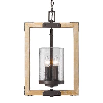 Golden Lighting's Eastwood #7804-3P RB-CWG 3-light Pendant