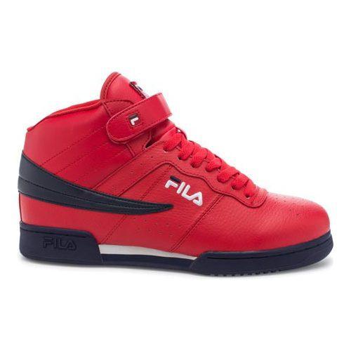 mens red fila shoes