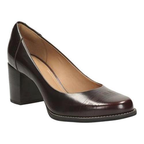 Women's Clarks Tarah Sofia Burgundy Patent Leather - Free Shipping ...