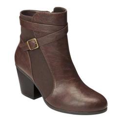 Shop Women's A2 by Aerosoles Invitation Ankle Bootie Dark Brown Faux ...