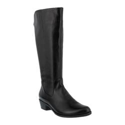 Women's Spring Step Smore Boot Black Leather - 17654770 - Overstock.com ...