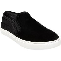 steve madden women's black slip ons