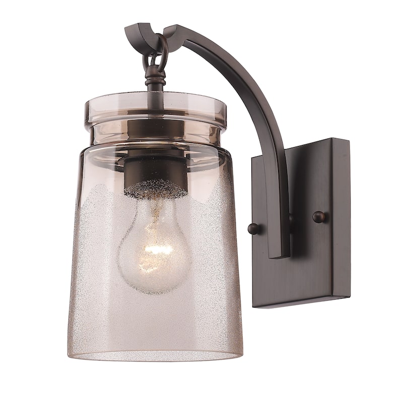 Carbon Loft Barton Rubbed Bronze Finish Steel 1-light Wall Sconce