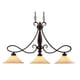 preview thumbnail 1 of 0, Golden Lighting Torbellino 3-light Linear Pendant