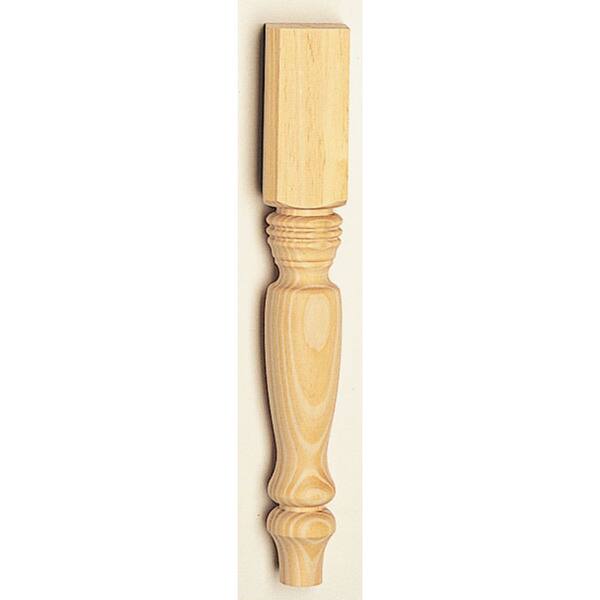 15-1/4 in. Country Pine Table Leg