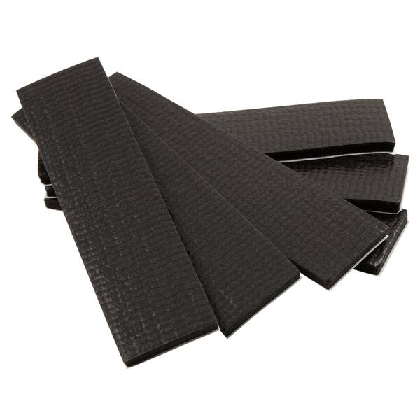 Soft Touch 4739495N 1" X 4" Black Self Stick Gripper Pads 6 pc Set ...