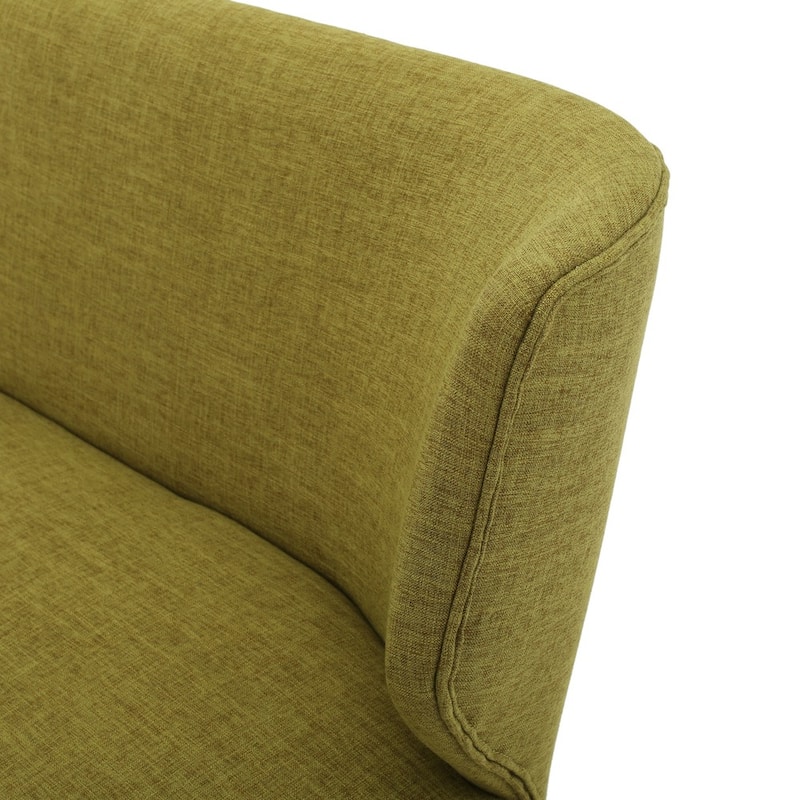 Desdemona Mid-Century Fabric Loveseat by Christopher Knight Home