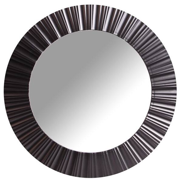 Shop Wee S Beyond Black 20 Inch Round Decorative Wall Mirror